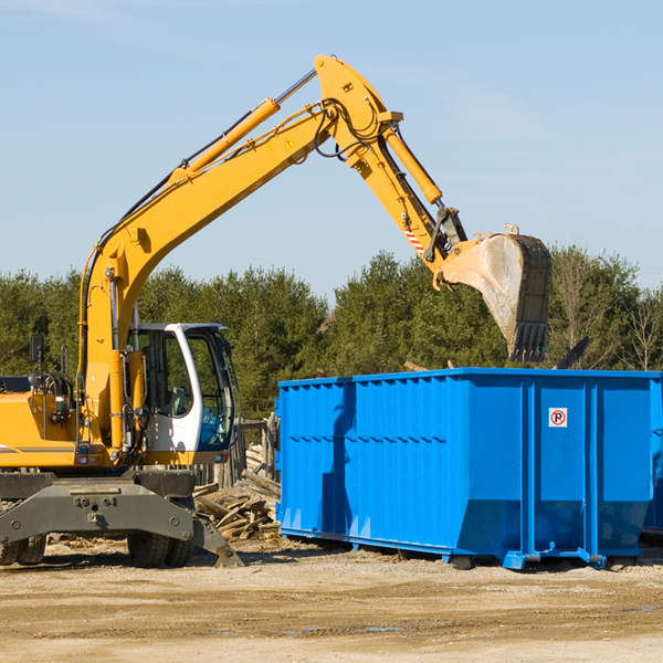 can i request a rental extension for a residential dumpster in Richmond IN